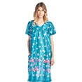 thumbnail image 1 of Casual Nights Women's Short Sleeve Muumuu Lounger Dress, 1 of 5