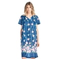 thumbnail image 1 of Casual Nights Women's Short Sleeve Muumuu Lounger Dress, 1 of 5