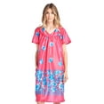 thumbnail image 1 of Casual Nights Women's Short Sleeve Muumuu Lounger Dress, 1 of 5