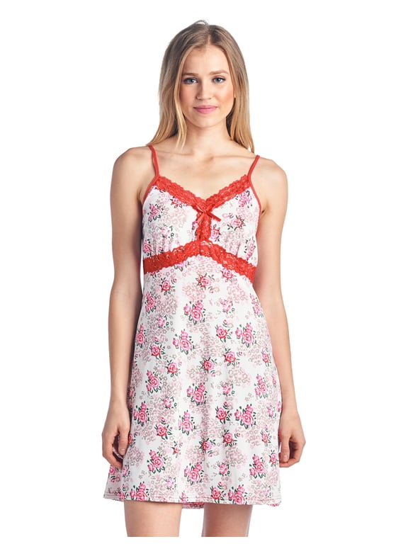 Women's Sleepwear Slip Nightgown Chemise Nighty