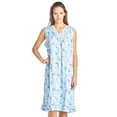 thumbnail image 1 of Casual Nights Women's Sleeveless Floral Lace and Ribbon Nightgown, 1 of 4