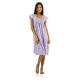 thumbnail image 1 of Casual Nights Women's Smocked Lace Short Sleeve Nightgown, 1 of 4
