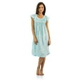 thumbnail image 1 of Casual Nights Women's Smocked Lace Short Sleeve Nightgown, 1 of 2