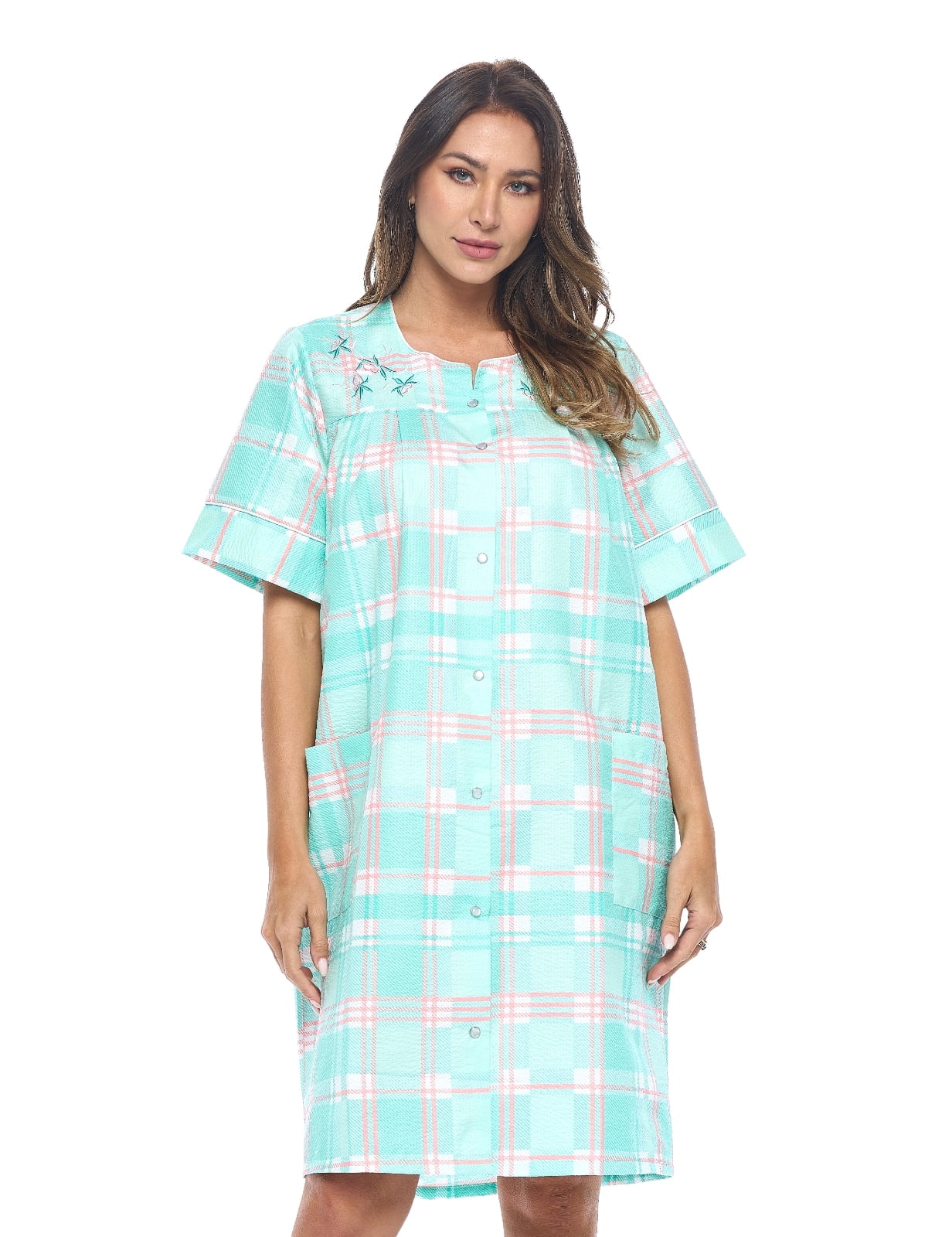 knee length dresses for ladies The House Dress | 100% Cotton Maternity & Nursing-Friendly main image 1