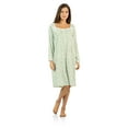thumbnail image 1 of Casual Nights Women's Square Neck Long Sleeve Floral Nightgown, 1 of 2