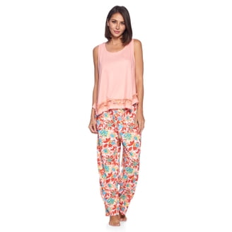 Kayannuo Womens Pajama Sets Drop Shoulder Short Sleeve Nightshirt