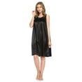 thumbnail image 1 of Casual Nights Women's Tricot Sheer Lace Sleeveless Nightgown, 1 of 3