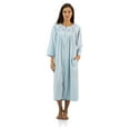 thumbnail image 1 of Casual Nights Women's Zipper Front Jacquard Fleece Long Robe Duster, 1 of 2