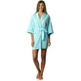 thumbnail image 1 of Casual Nights Womens Jersey Kimono Short Robe, 1 of 2