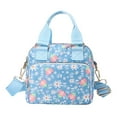 Casual Nylon Floral Shoulder Bag For Women Crossbody Bag Messenger Bags