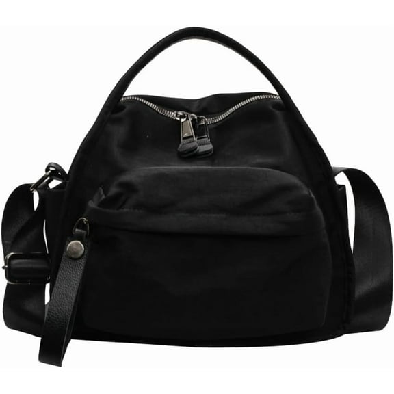 Casual Nylon Front Pocket Handbag Lightweight Large Capacity Cross Body Bag Outdoor Shoulder Bags for Women