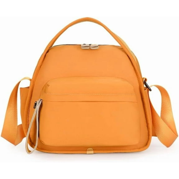 Casual Nylon Front Pocket Handbag Lightweight Large Capacity Cross Body Bag Outdoor Shoulder Bags for Women