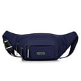thumbnail image 1 of Casual  Nylon Waterproof Large-capacity Business Cashier Wallet Chest Bag Men Waist Bag Sports Mobile Phone Bag NAVY BLUE, 1 of 8