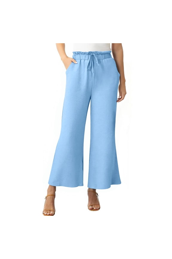 Casual Office Jumpsuits for Women Solid Adjustable Straps Jumpsuit Wide Leg Suspender Pants Overalls with Pockets