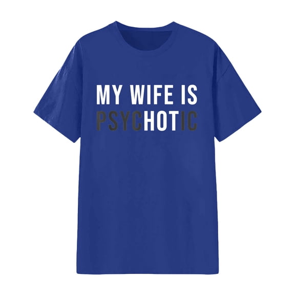 Casual Outfits for Women Unisex Graphic Printed Crewneck Fashion Ideal Womens Spring Clothes,Blue,2XL