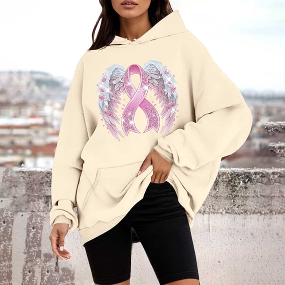 Casual Oversized Hooded Sweatshirt Soft Pullover With Front Pocket For Wear