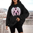 thumbnail image 1 of Casual Oversized Hooded Sweatshirt Soft Pullover With Front Pocket For Wear, 1 of 3