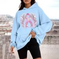 thumbnail image 1 of Casual Oversized Hooded Sweatshirt Soft Pullover With Front Pocket For Wear, 1 of 3