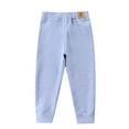thumbnail image 1 of Casual Pants For Girls Baby Boys Cotton Toddler Thicked Lined Winter Girls Bottoms Lightweight Leggings Daily Trousers Sweatpants 12 Months-18 Months, 1 of 2