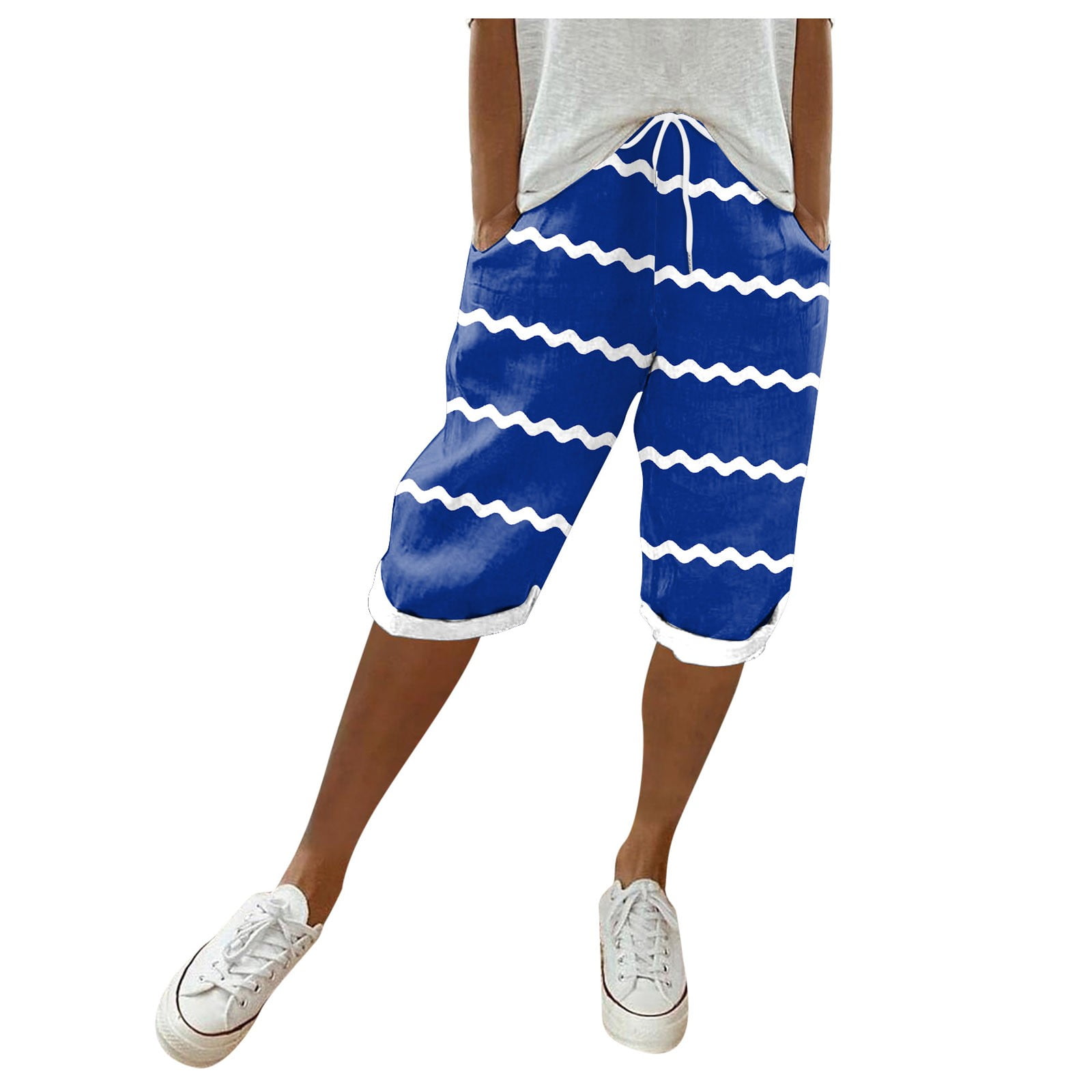 Casual Pants For Women Womens Color Pocket Straight Tube Loose Stretch