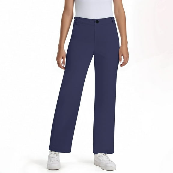 Casual Pants for Kids Boys Girls School Bottoms Long Training Sweatpants Trousers Children Joggers Sports Pants Casual Tracksuit Bottoms Activewear Clothes for Teens Blue 7-8 Years