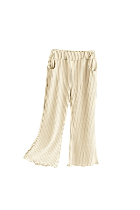 Casual Pants for Kids Girl Boy Fall Summer Rayon Denim Graphic Thin Kawaii Overall Flare Wide Leg Long Boot Cut Leg Overalls Pants Shorts Romper Kid 2026 8 Years