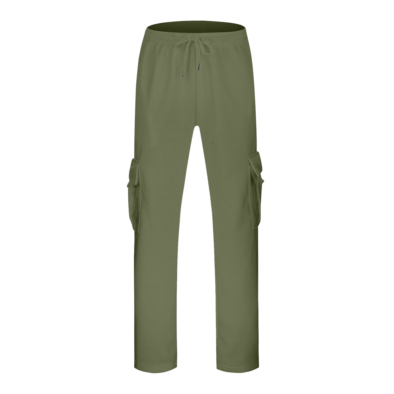 Casual Pants for Men Mens Hop Pants Casual Solid Color Track Lace Up ...