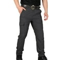 Casual Pants for Men Stretch Elastic Waist Drawstring Big and Tall