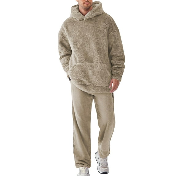 Casual Pants Set for Autumn and Winter Printing Casual Sweatshirt Sweatpants 2 Pcs Set Sportswear Jogger for Men Fitness Running Sportswear Casual Clothing