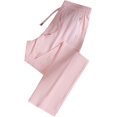 thumbnail image 1 of Casual Pants Stretchy Work Joggers - Lightweight Quick Dry Sweatpants with Zipper Pockets, Elastic Waist Lounge Trousers for Women Men, 1 of 6