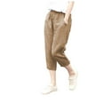 Casual Pants for Women,,Summer 2024 New Casual Large Size Loose Cotton
