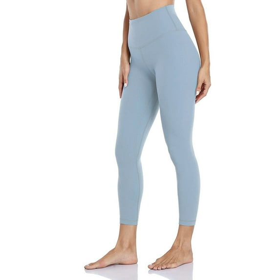 Casual Pants Womens High Waist Solid Color Tight Fitness Yoga Pants Nude Hidden Yoga Pants