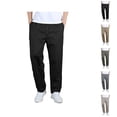 thumbnail image 1 of Casual Pants for Men 2025 Plus Size Loose Fit Elastic Waist Cotton Long Pants with Pockets Trousers, 1 of 1