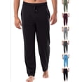 thumbnail image 1 of Casual Pants for Men Elastic Waist Breathable Soft Full Length Pants Prom Night Formal, 1 of 6