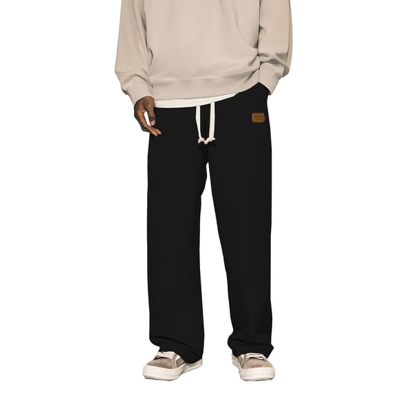 Casual Pants for Women Drawstring High Waisted Baggy Wide Leg Sweat Workout Pants with Pockets