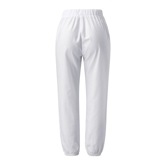 Casual Pants for Women High Waist Print Loose Straight Cotton Pocket Casual Long Pants