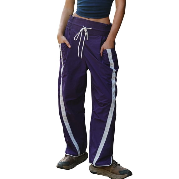 Casual Pants for Women Loose Fit High Waisted Travel Work Sweatpants with Pockets