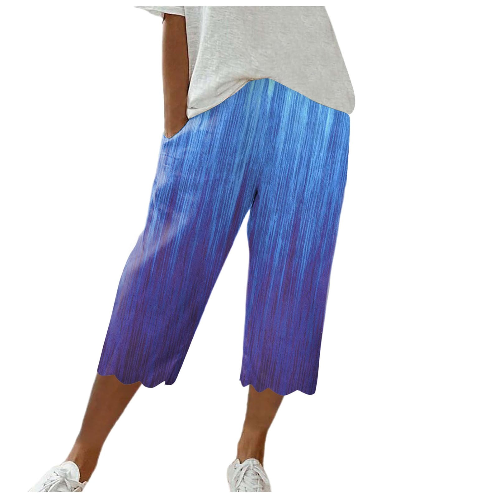 Casual Pants for Women,,Womens Color Pocket Straight Tube Loose Stretch