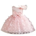 thumbnail image 1 of Casual Party Tulle Sundress for Kid Toddler Princess Dress Fashion Ball Gown for Little Girls Sleeveless Mesh Gauze Dress Sparkly Sequin Birthday Prom Outfit Fluffy Summer Dresses（1-6 Years）, 1 of 5