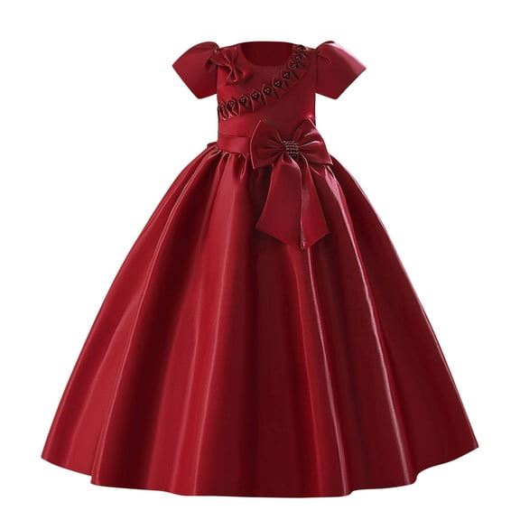 Casual Party Tulle Sundress for Kid Toddler Princess Dress Fashion Ball Gown for Little Girls Sparkly Sequin Birthday Prom Outfit Mesh Gauze Dress Fluffy Summer Dresses Short Sleeve