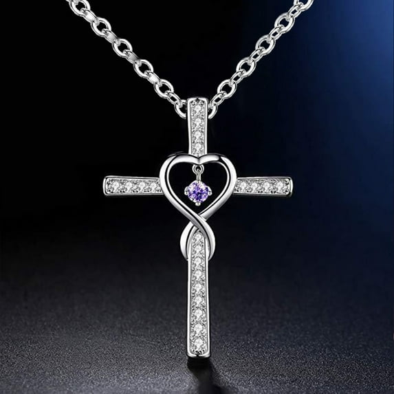 Casual Pendant Necklace Cross Design Comfortable to Wear Ornaments Unisex Handsome Necklace for Vacation