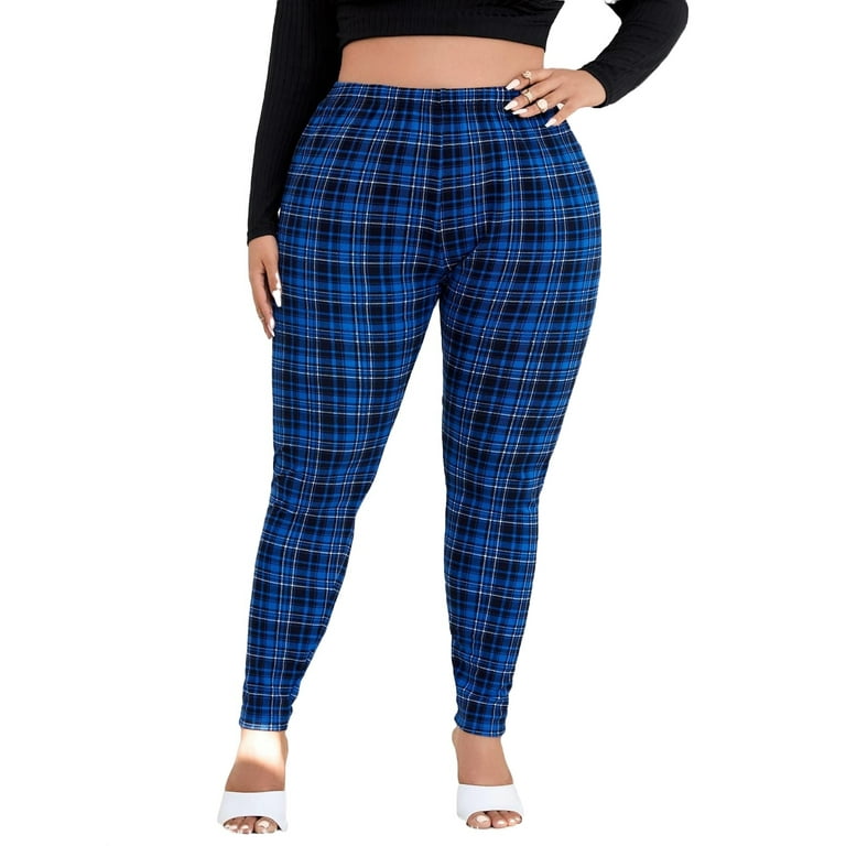 Plaid leggings walmart top