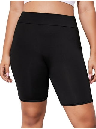 Plus size biker shorts walmart 2025