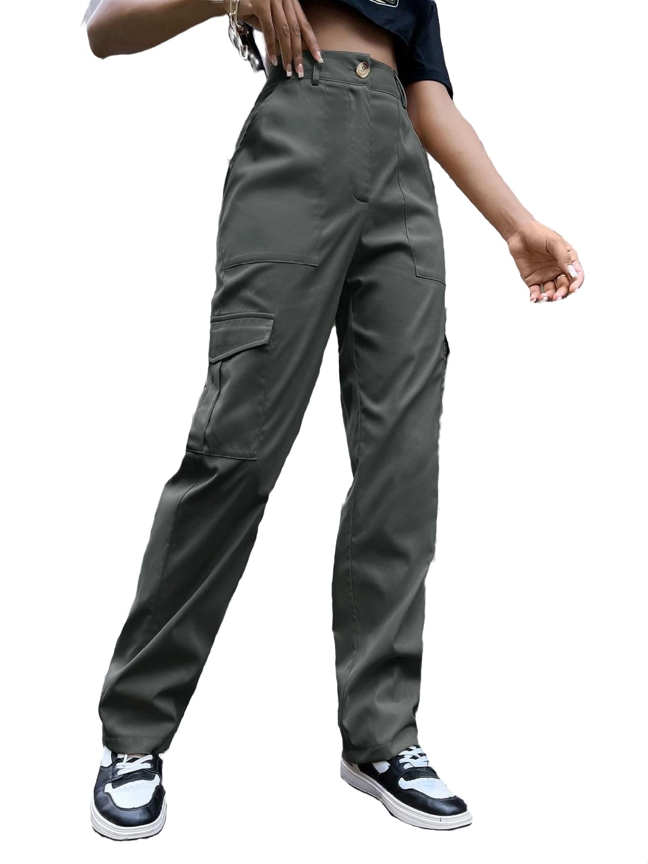 Dark Grey NED DZ Jogger Cargo Pants Lower For Men 110312 – Luxury D'Allure