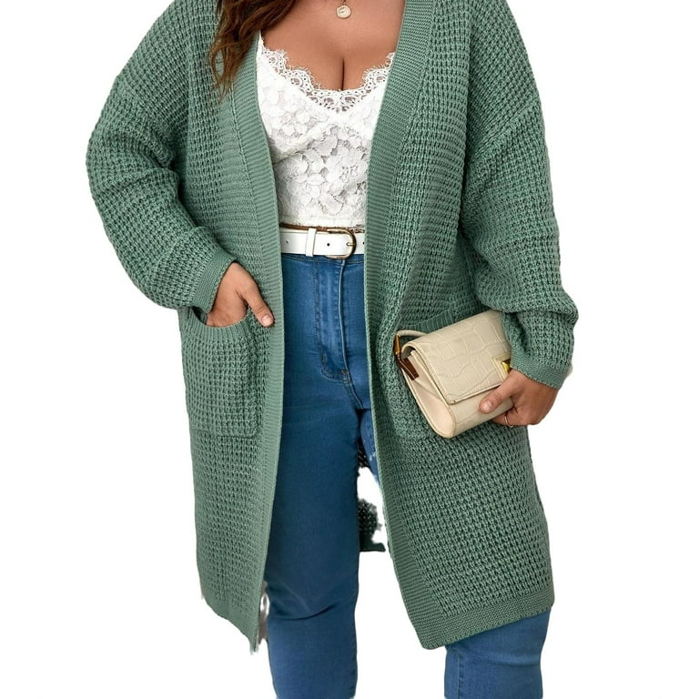 Walmart women's shop plus size cardigans