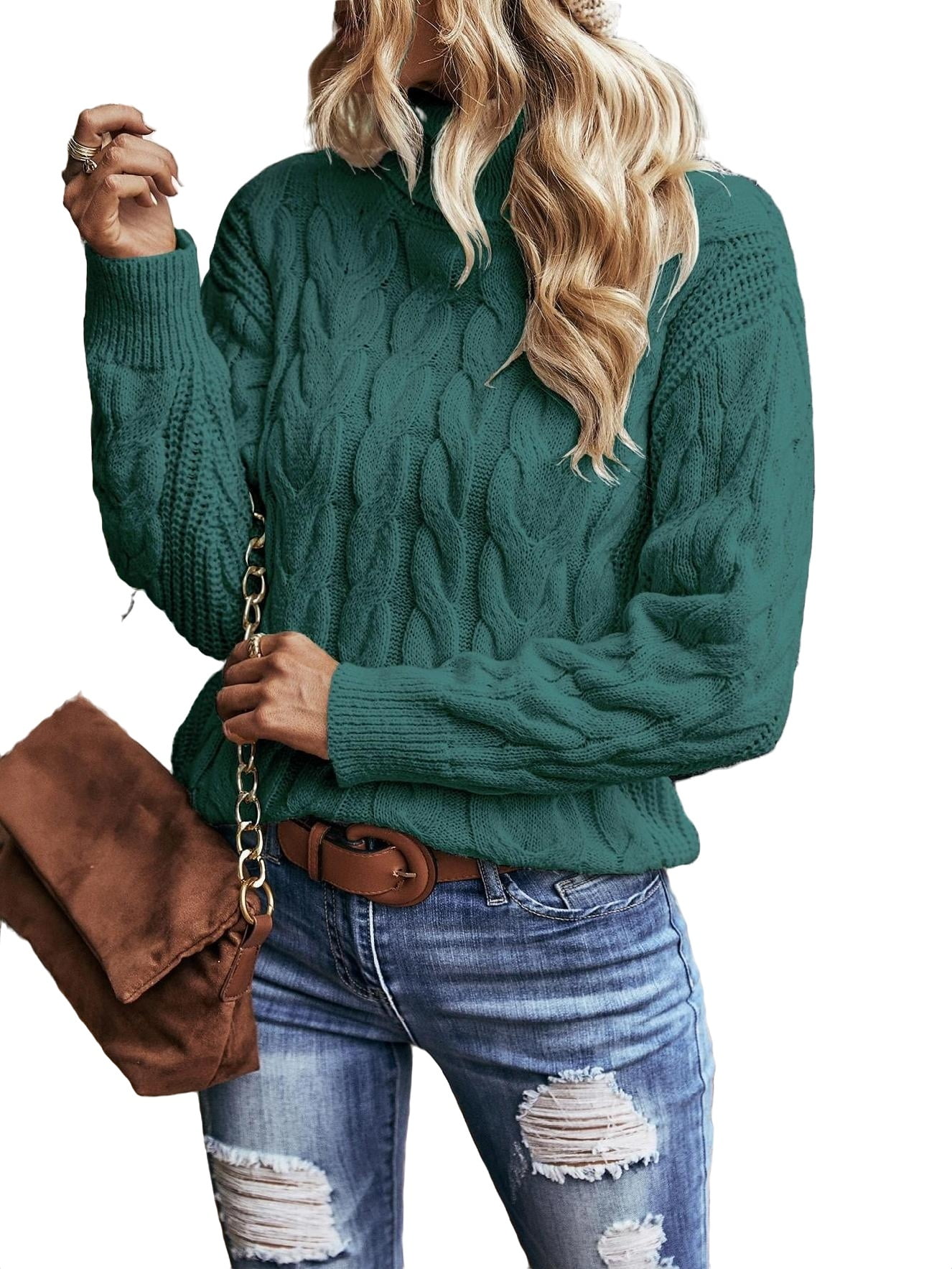 Dark shop green sweaters