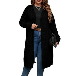 Unique Bargains Women s Plus Size Long Sleeve Leopard Print Asymmetric Hem Cardigan 1X Beige Walmart