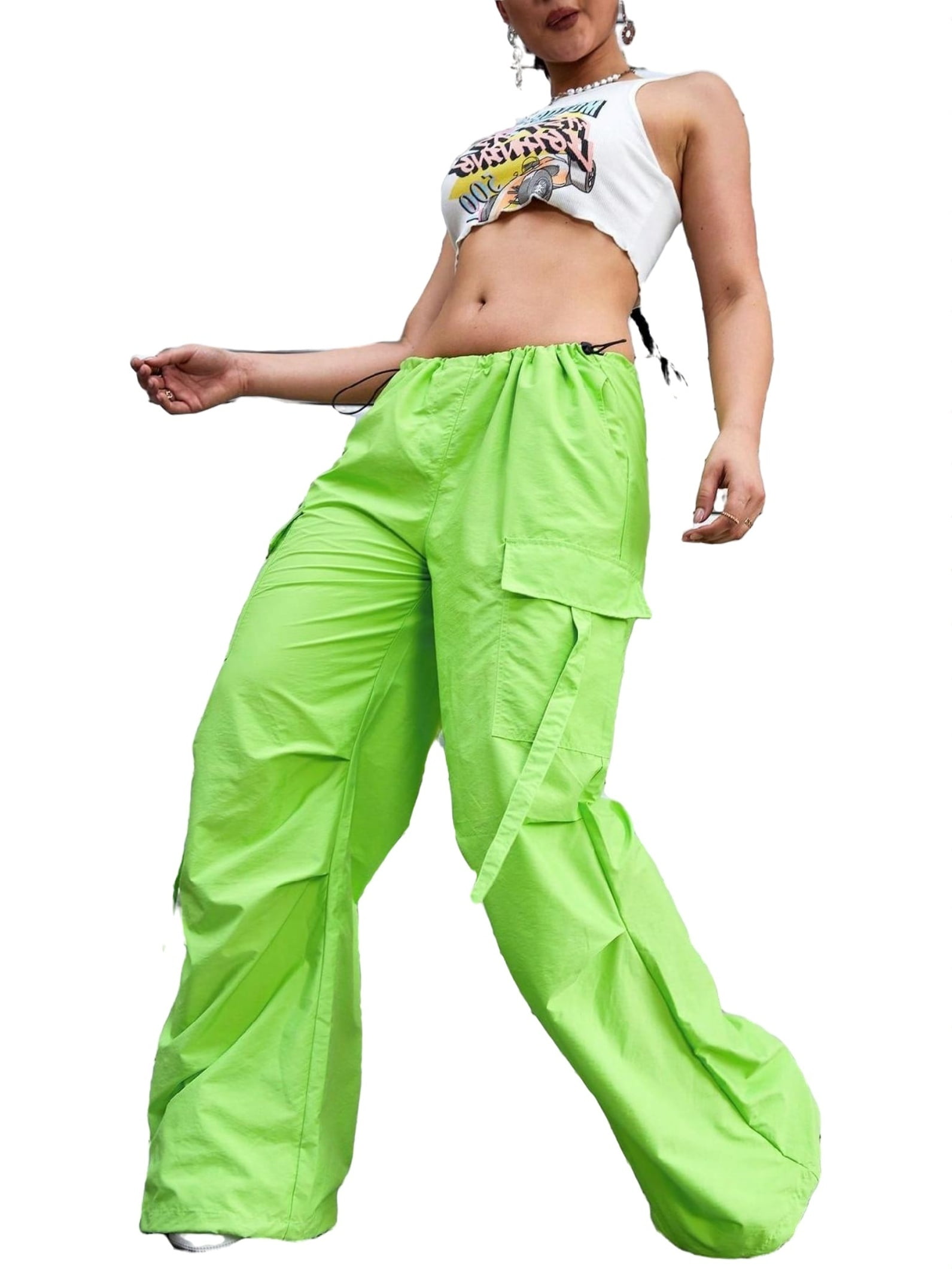 Amazon.com: Neon Yellow Green Pajama Pants for Women Pjs Bottoms Wide Leg  Lounge Palazzo Yoga Sweat Drawstring Pants : Clothing, Shoes & Jewelry