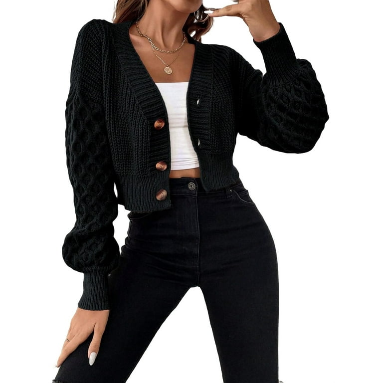 Black cardigan walmart discount