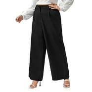 Women's Plus-Size Think Slim Pull On Dress Pant - Walmart.com